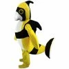 Mask US SEA ANIMAL MASCOTS Angel Fish Lightweight Mascot Costume