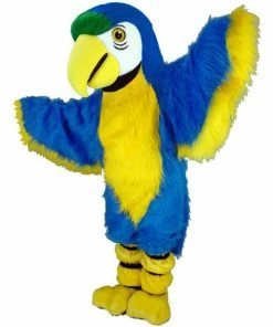 Mask US BIRD MASCOTS Blue Macaw Lightweight Mascot Costume