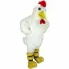 Mask US White Hen Lightweight Mascot Costume