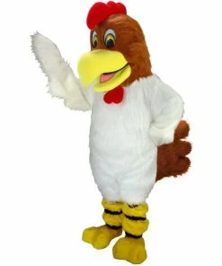 Mask US White Rooster Lightweight Mascot Costume