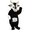 Mask US FARM ANIMAL MASCOTS Bull Lightweight Mascot Costume