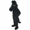 Mask US FARM ANIMAL MASCOTS Black Mustang Lightweight Mascot Costume