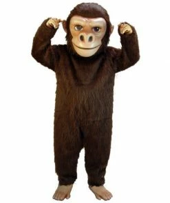 Mask US Brown Gorilla Lightweight Mascot Costume MONKEY AND GORILLA MASCOTS