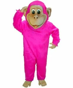 Mask US Pink Chimp Lightweight Mascot Costume