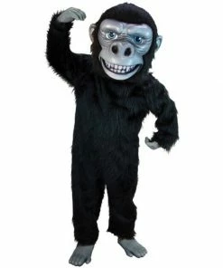 Mask US Black Gorilla Lightweight Mascot Costume MONKEY AND GORILLA MASCOTS