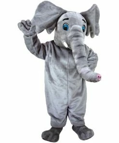 Mask US EXOTIC ANIMAL MASCOTS African Elephant Lightweight Mascot Costume