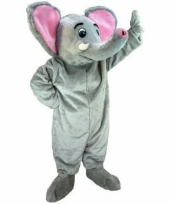 Mask US EXOTIC ANIMAL MASCOTS Asian Elephant Lightweight Mascot Costume