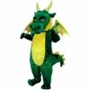 Mask US Green Dragon Lightweight Mascot Costume DRAGONS AND DINOSAURS