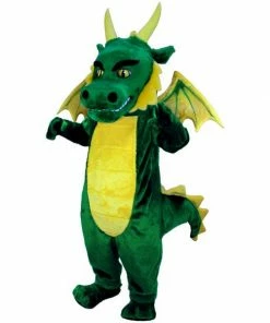 Mask US Green Dragon Lightweight Mascot Costume DRAGONS AND DINOSAURS