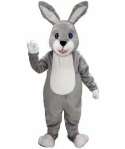Mask US Grey Bunny Lightweight Mascot Costume BUNNY MASCOTS