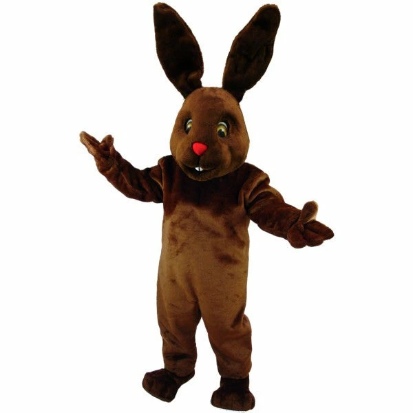 Mask US Chocolate Bunny Lightweight Mascot Costume 3 Mask US Chocolate Bunny Lightweight Mascot Costume