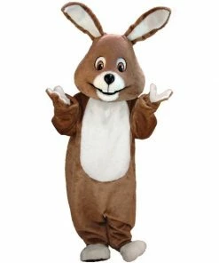 Mask US Brown Bunny Lightweight Mascot Costume