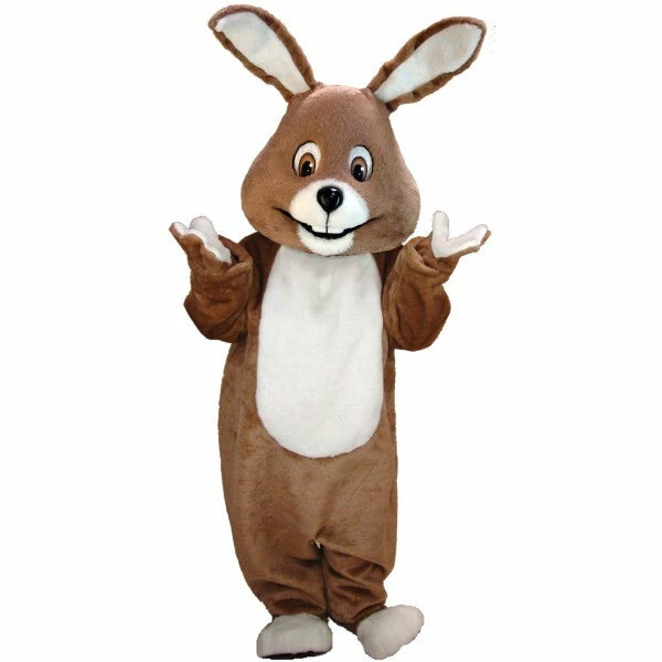 Mask US Brown Bunny Lightweight Mascot Costume 3 Mask US Brown Bunny Lightweight Mascot Costume