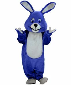 Mask US BUNNY MASCOTS Royal Blue Bunny Lightweight Mascot Costume
