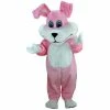 Mask US Super Pink Bunny Lightweight Mascot Costume BUNNY MASCOTS 1 Mask US Super Pink Bunny Lightweight Mascot Costume BUNNY MASCOTS