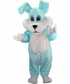 Mask US BUNNY MASCOTS Super Blue Bunny Lightweight Mascot Costume