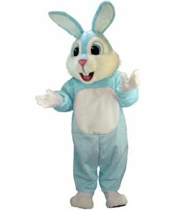Mask US BUNNY MASCOTS Light Blue Rabbit Lightweight Mascot Costume