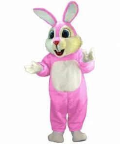 Mask US BUNNY MASCOTS Pink Rabbit Lightweight Mascot Costume