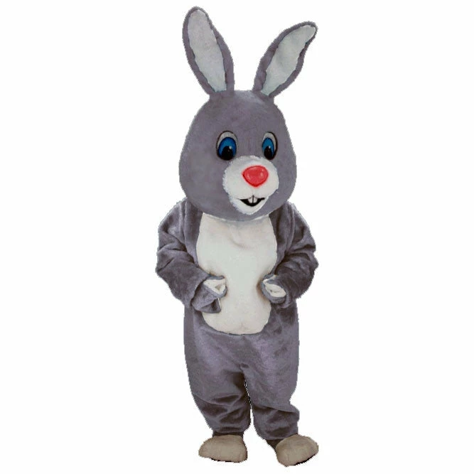 Mask US Light Grey Rabbit Lightweight Mascot Costume 3 Mask US Light Grey Rabbit Lightweight Mascot Costume