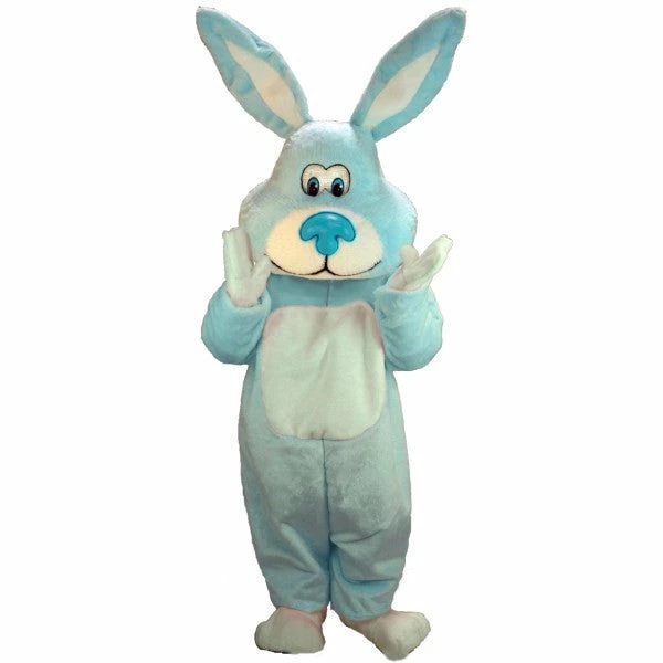 Mask US BUNNY MASCOTS Blue Cottontail Lightweight Mascot Costume 3 Mask US BUNNY MASCOTS Blue Cottontail Lightweight Mascot Costume