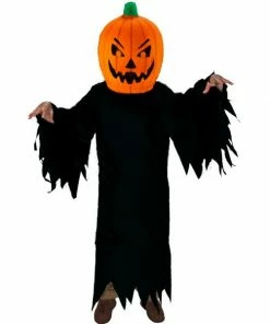 Mask US CHARACTER MASCOTS Jack-o-Lantern Lightweight Mascot Costume