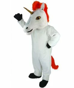Mask US CHARACTER MASCOTS Unicorn Lightweight Mascot Costume