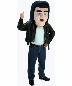 Mask US Greaser Guy Lightweight Mascot - Head Only CHARACTER MASCOTS