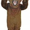 Mask US Fierce Grizzly Bear Mascot Costume 2 Mask US Fierce Grizzly Bear Mascot Costume