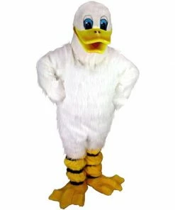 Mask US BIRD MASCOTS Quackers The Duck Mascot Costume