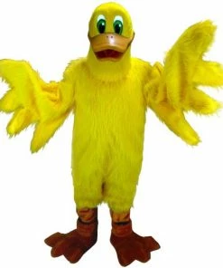Mask US Lucky Yellow Duck Mascot Costume BIRD MASCOTS