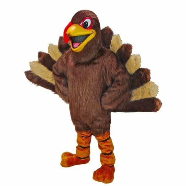 Mask US BIRD MASCOTS Turkey Mascot Costume 3 Mask US BIRD MASCOTS Turkey Mascot Costume