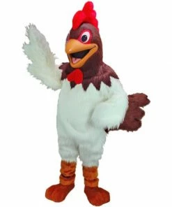 Mask US BIRD MASCOTS Randy Rooster Mascot Costume