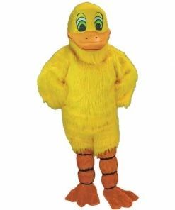 Mask US Yellow Duck Mascot Costume BIRD MASCOTS