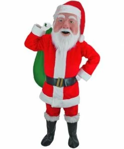 Mask US Santa Claus Mascot Costume CHARACTER MASCOTS