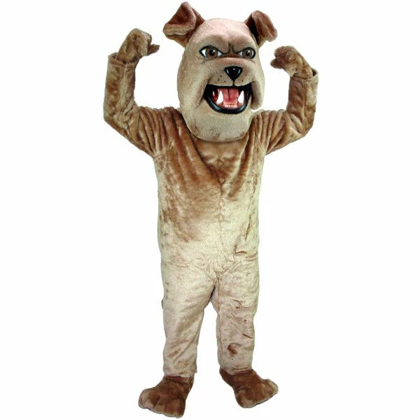 Mask US Sparky The Bulldog Mascot Costume 3 Mask US Sparky The Bulldog Mascot Costume