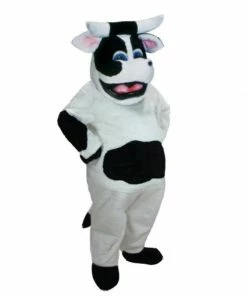 Mask US FARM ANIMAL MASCOTS Bessie The Cow Mascot Costume