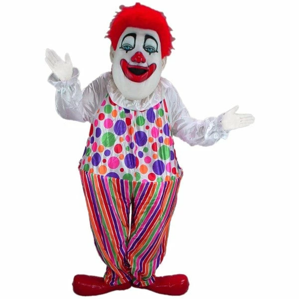 Mask US Clown Mascot Costume CHARACTER MASCOTS 3 Mask US Clown Mascot Costume CHARACTER MASCOTS
