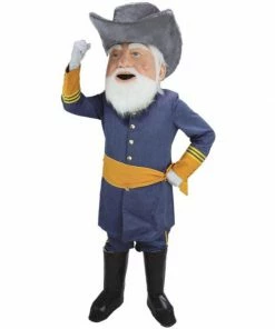 Mask US General Mascot Costume CHARACTER MASCOTS