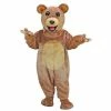 Mask US Teddy Bear Mascot Costume