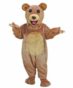 Mask US Teddy Bear Mascot Costume