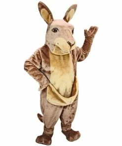Mask US Kanga The Kangaroo Mascot Costume EXOTIC ANIMAL MASCOTS