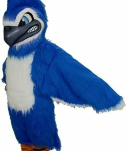 Mask US Fierce Blue Jay Mascot Costume