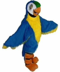 Mask US Blue Macaw Mascot Costume BIRD MASCOTS
