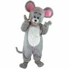 Mask US FARM ANIMAL MASCOTS Grey Mouse Mascot Costume