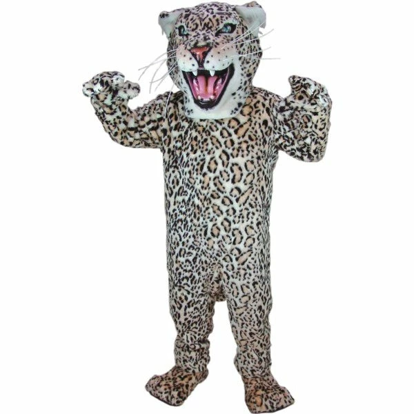 Mask US CAT MASCOTS Leopard Mascot Costume 3 Mask US CAT MASCOTS Leopard Mascot Costume