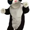 Mask US CAT MASCOTS Black & White Cat Mascot Costume 1 Mask US CAT MASCOTS Black & White Cat Mascot Costume