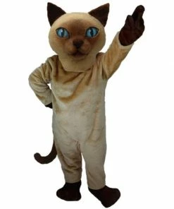 Mask US Siamese Cat Mascot Costume