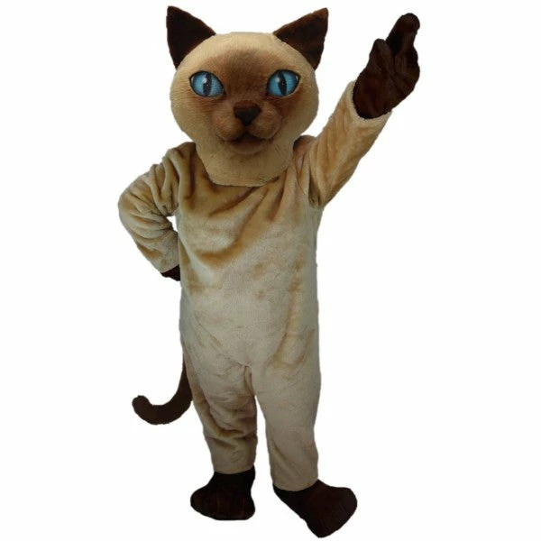 Mask US Siamese Cat Mascot Costume 3 Mask US Siamese Cat Mascot Costume