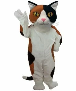 Mask US Calico Cat Mascot Costume CAT MASCOTS