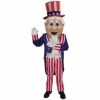 Mask US Uncle Sam Mascot Costume CHARACTER MASCOTS